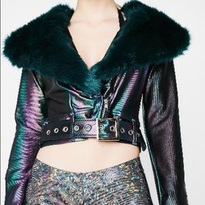 Club Exx Holographic Jacket